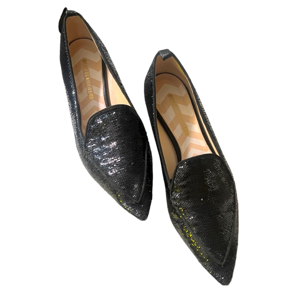 Nicholas Kirkwood “Beya” Pointed Toe Loafers